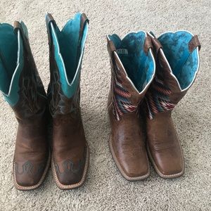 Two boots ariat 7.5